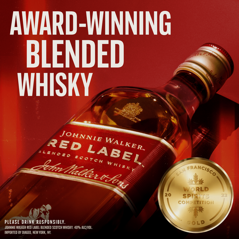 Johnnie Walker Red Label Scotch 750ml (80 Proof) - Johnnie Walker