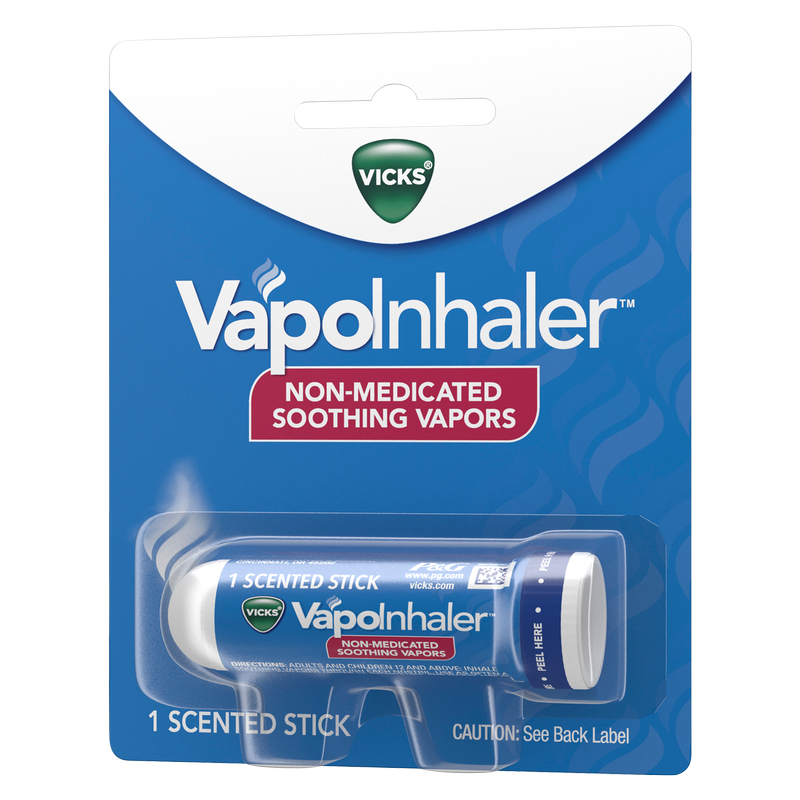 Vicks Non-Medicated Vapor Inhaler Menthol 0.2ml - Vicks – BevMo!