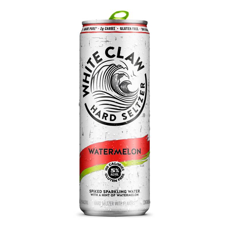 White Claw Hard Seltzer Watermelon 6pk 12oz Can 5.0% ABV - White
