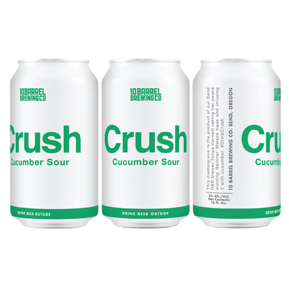 10 Barrel Crush Cucumber Sour Weisse 6pk 12oz Can 5.0% ABV