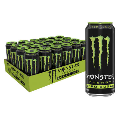 Monster Energy Zero Sugar 24pk 16oz Can- XL