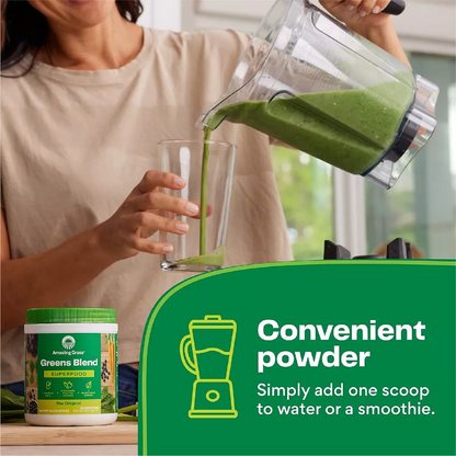 Amazing Grass Greens Blend Superfood Vegan Powder Original 8.5oz