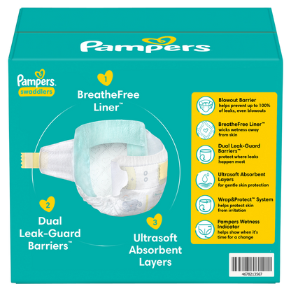 Pampers Swaddlers Size 5 Super Pack 58 ct