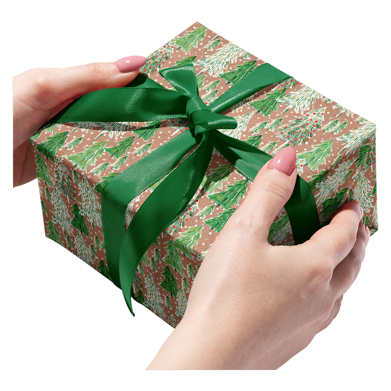 Opulent Tree Jumbo Roll Wrapping Paper