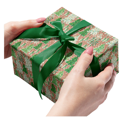 Opulent Tree Jumbo Roll Wrapping Paper