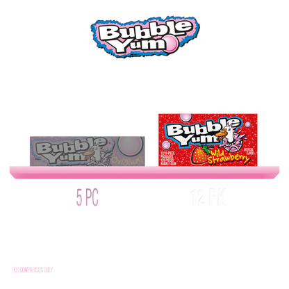 Bubble Yum Wild Strawberry Gum, 2.82 oz
