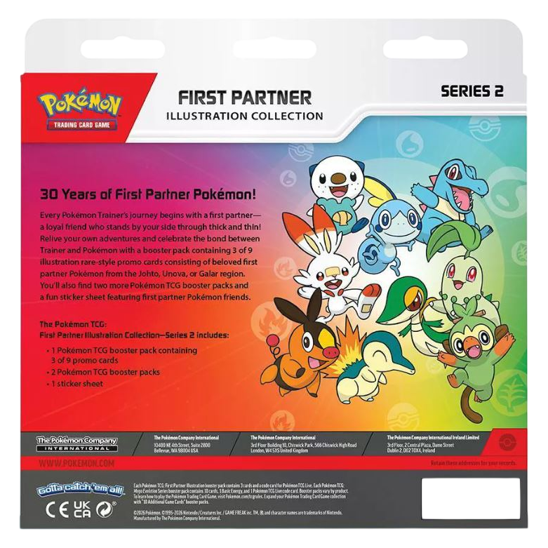 Pokemon First Partner Illustration Collection Series 2