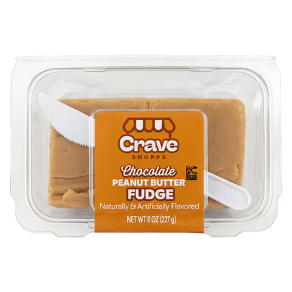 Crave Shoppe Chocolate Peanut Butter Fudge - 8 oz