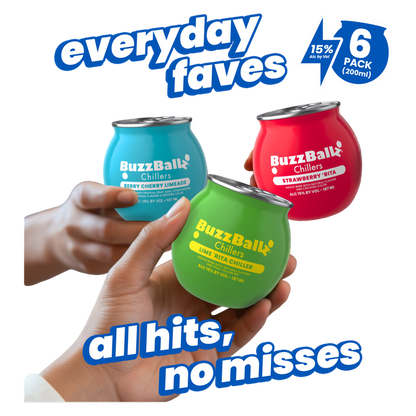 BuzzBallz Variety Pack 6pk 187ml