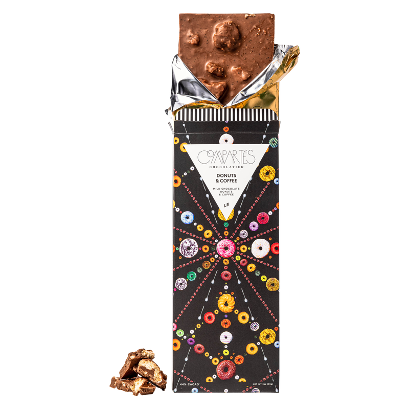 Compartés Donuts & Coffee Milk Chocolate Bar 3oz