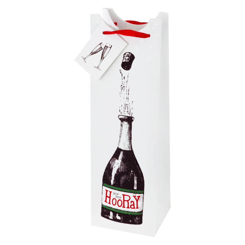 Hip Hip Hooray Wine Bag