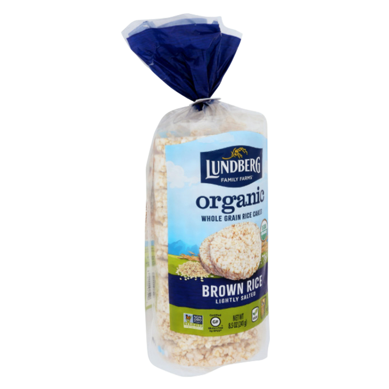 Lundberg Family Farms Lightly Salted Organic Brown Rice Cakes 8.5oz bag