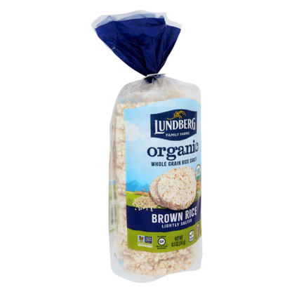 Lundberg Family Farms Lightly Salted Organic Brown Rice Cakes 8.5oz bag
