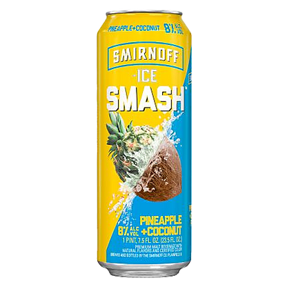 Smirnoff Ice Smash Pineapple Coconut 23.5oz Can