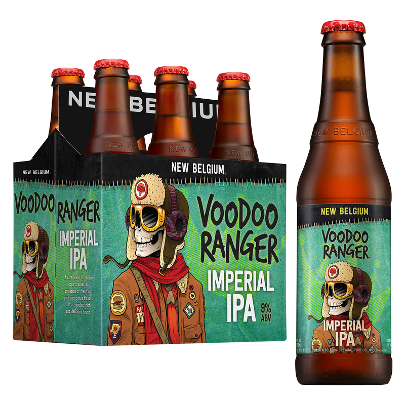 New Belgium Voodoo Ranger Imperial IPA 6pk 12oz Btl 9.0% ABV - New ...