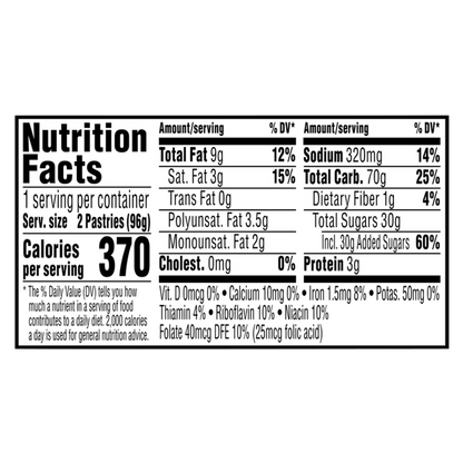 Pop-Tarts Frosted S'mores Toaster Pastries 2ct case 6 CT