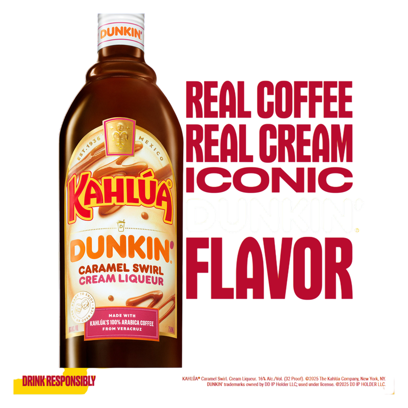 Kahlua Dunkin Caramel Swirl 750ml