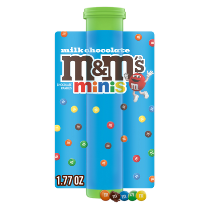 M&M'S Minis Milk Chocolate Candy, 1.77 oz Mega Tube (Packaging May Vary)