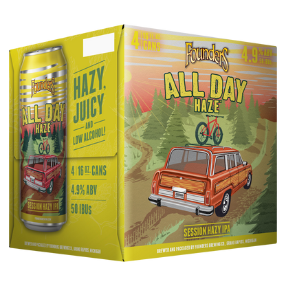 Founders All Day Series - All Day Haze IPA 4pk 16oz Cans