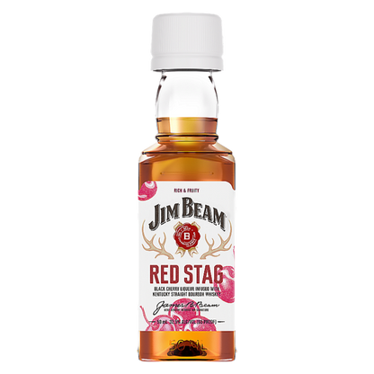 Jim Beam Red Stag Black Cherry Bourbon Whiskey 50ml (80 Proof)