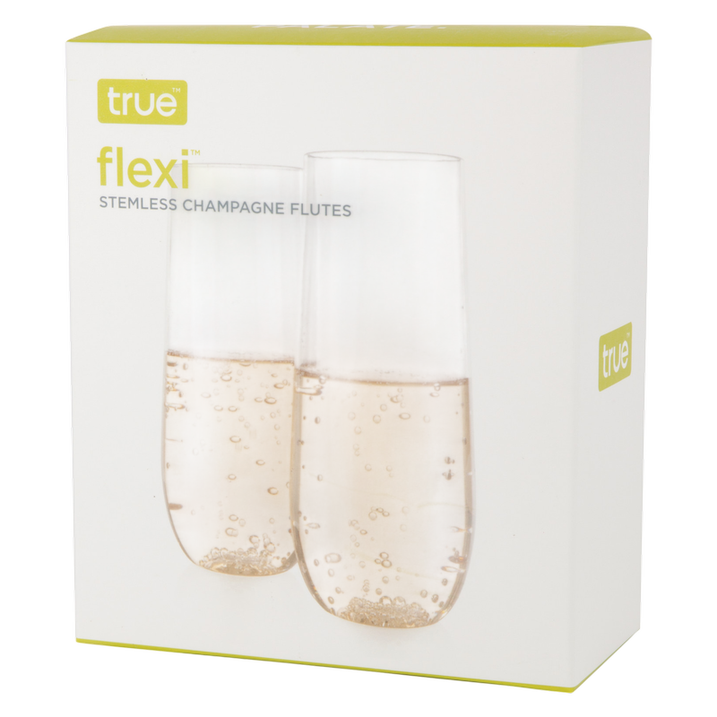 TRUE Flexi Champagne Flutes 2PK