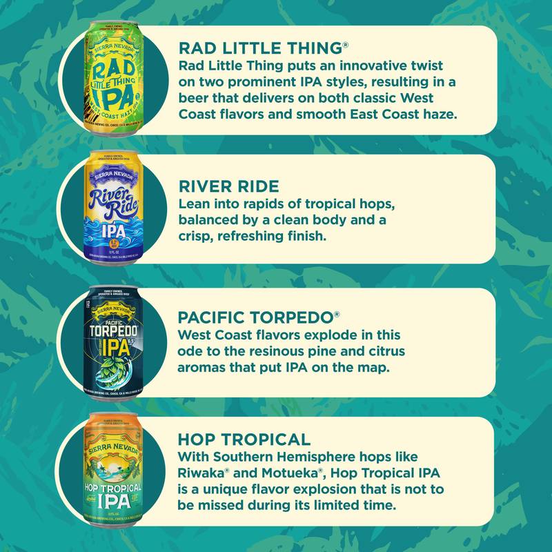 Sierra Nevada IPA Adventure Pack  24pk 12oz Cans