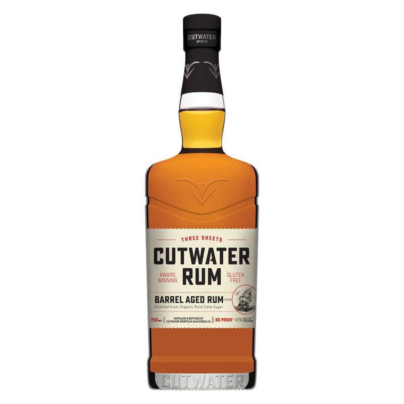 Cutwater Three Sheets Barrel Aged Rum 750ml