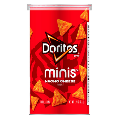Doritos Nacho Cheese Minis Can, 1.95 oz