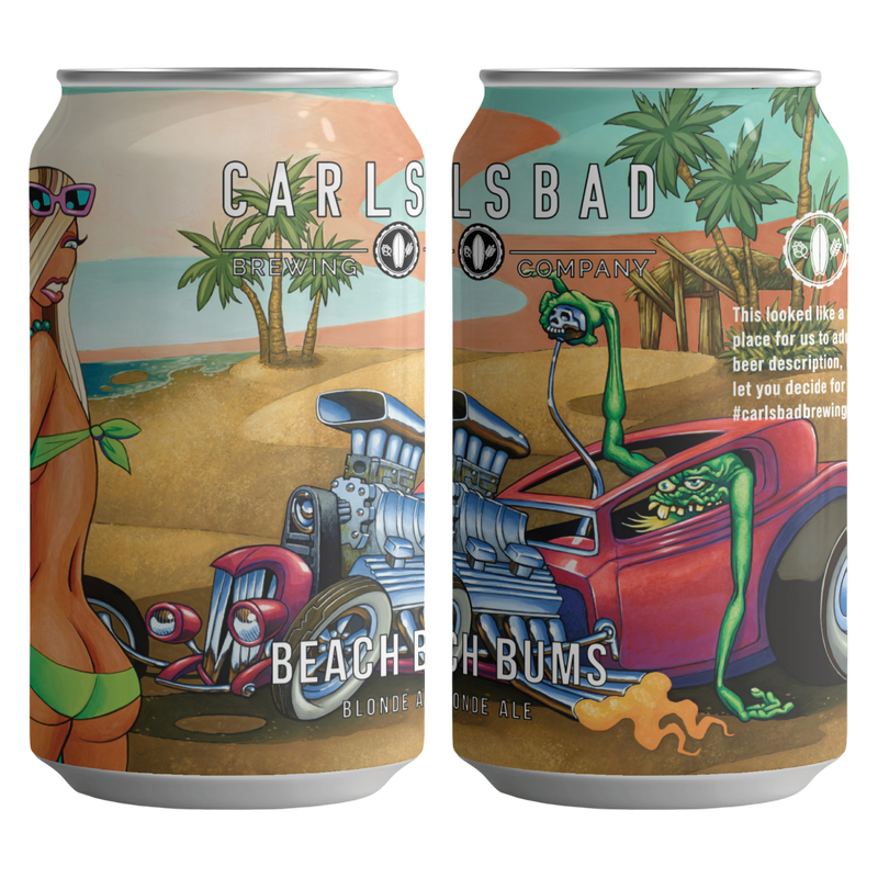 Carlsbad Brewing Co. Beach Bums Blonde 4pk 16oz Can