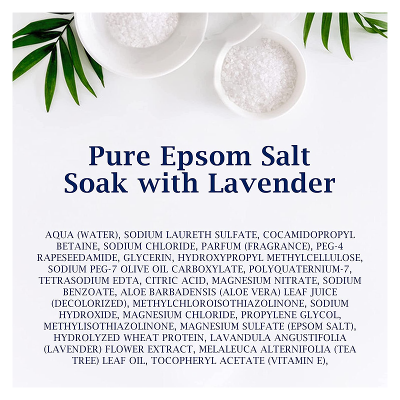 Dr Teal's Pure Epsom Salt Soothe & Sleep Lavender Soaking Solution 3lbs