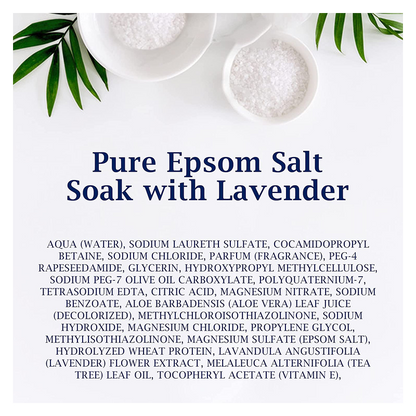 Dr Teal's Pure Epsom Salt Soothe & Sleep Lavender Soaking Solution 3lbs