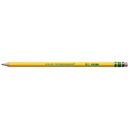 Ticonderoga #2 Pre-Sharpened Pencils, Yellow, 10 ct