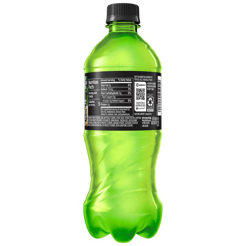 Mountain Dew Zero Sugar Dirty Dew Cream Soda 20oz Btl