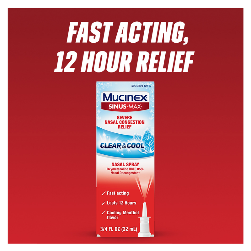 Mucinex Sinus-Max Severe Nasal Congestion Relief Nasal Spray 0.75oz