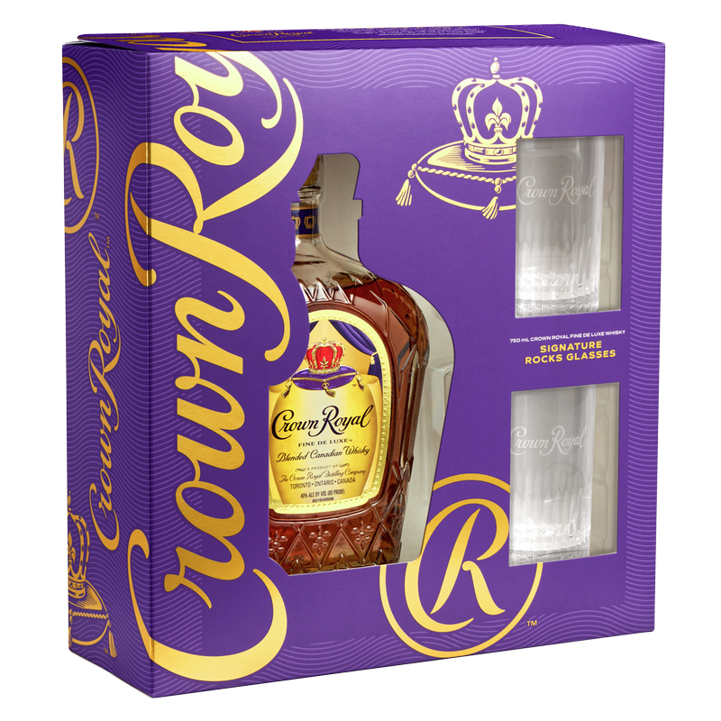 Crown Royal Gift Set 750ml (80 proof)