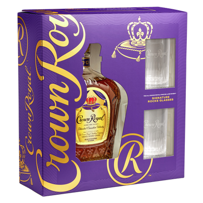 Crown Royal Gift Set 750ml (80 proof)