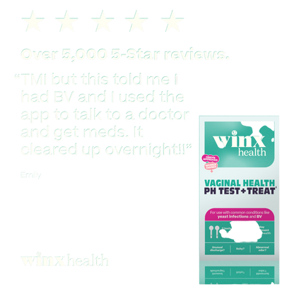 Winx Health Vaginal Health pH Test & Treat, 2ct