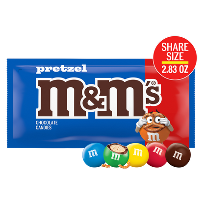 M&M's Pretzel Milk Chocolate Candies Share Size 2.83oz - M&M's M&M's Pretzel Milk Chocolate Candies Share Size 2.83oz - M&M's