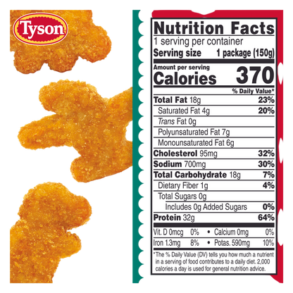Tyson Mini Dino Nuggets Cup 5.3oz