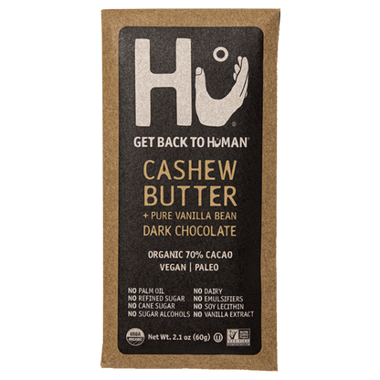 Hu Dark Chocolate Cashew Butter and Vanilla Bean Bar 2.1oz