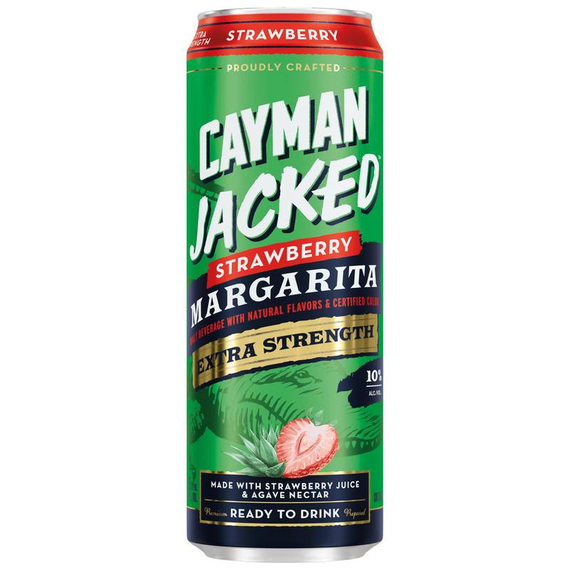 Cayman Jacked Strawberry Margarita 19.2oz Can 10% ABV - Cayman