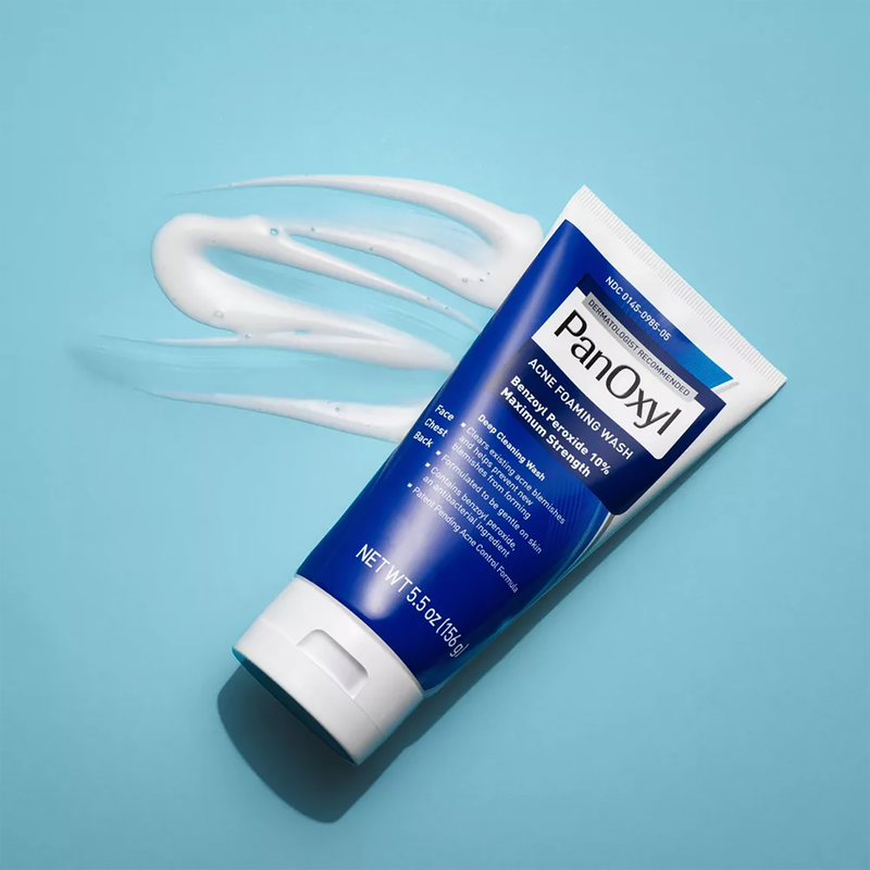 PanOxyl Acne Foaming Wash Benzoyl Peroxide 10% Maximum Strength