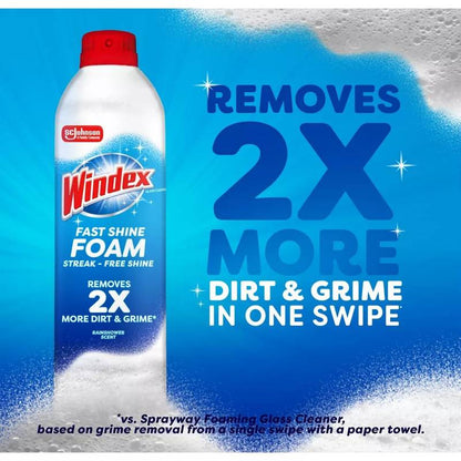Windex Foaming Aerosol, 19oz