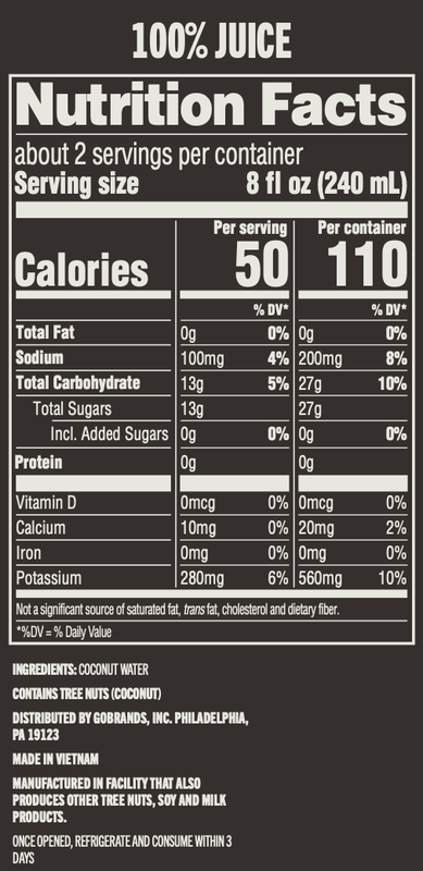 Basically Premium Coconut Water 16.9oz Can