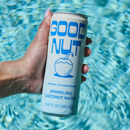 Good Nut Premium Organic Sparkling Coconut Water 11.8oz Can