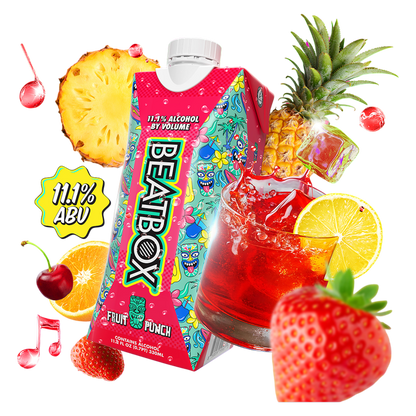 BeatBox Fruit Punch 500ml 11.1% ABV Wine Party Punch