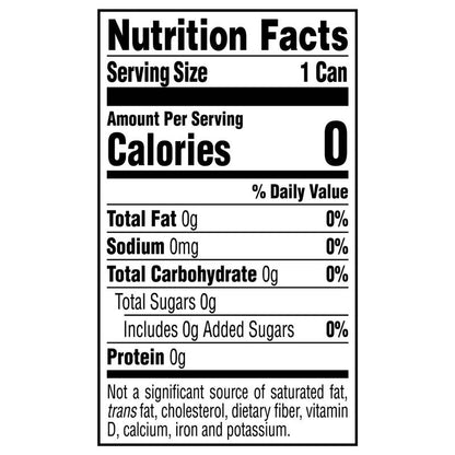 AHA Mango Black Tea Sparkling Water + Caffiene 16oz Can