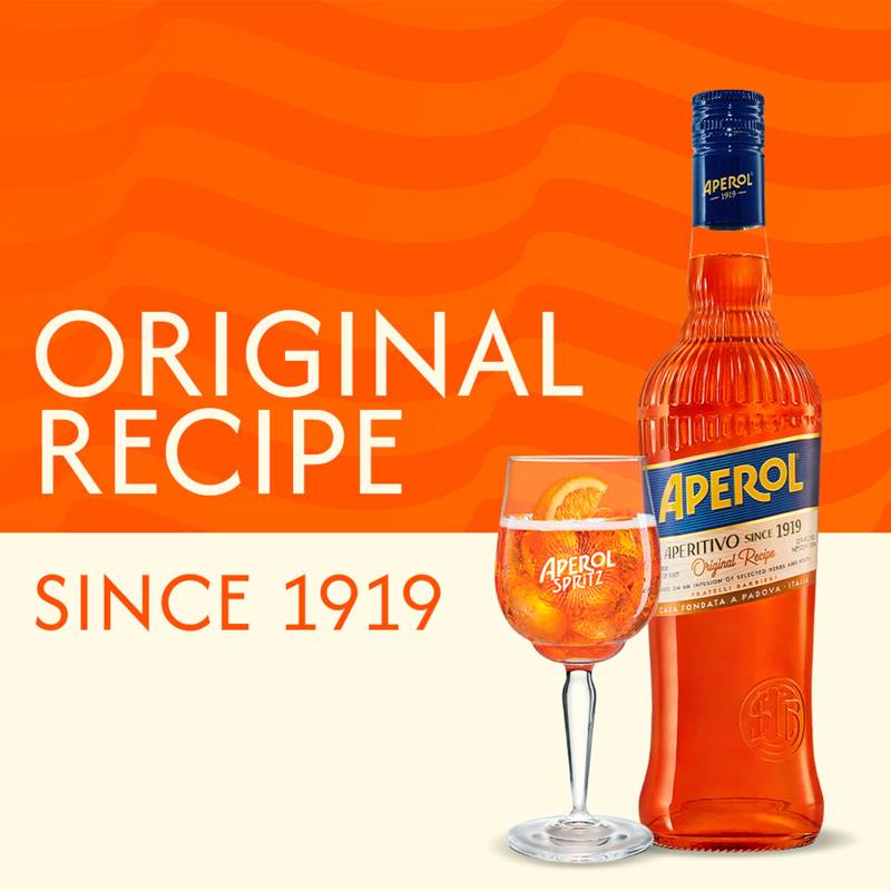 Aperol Aperitivo Liqueur 375ml (22 Proof)