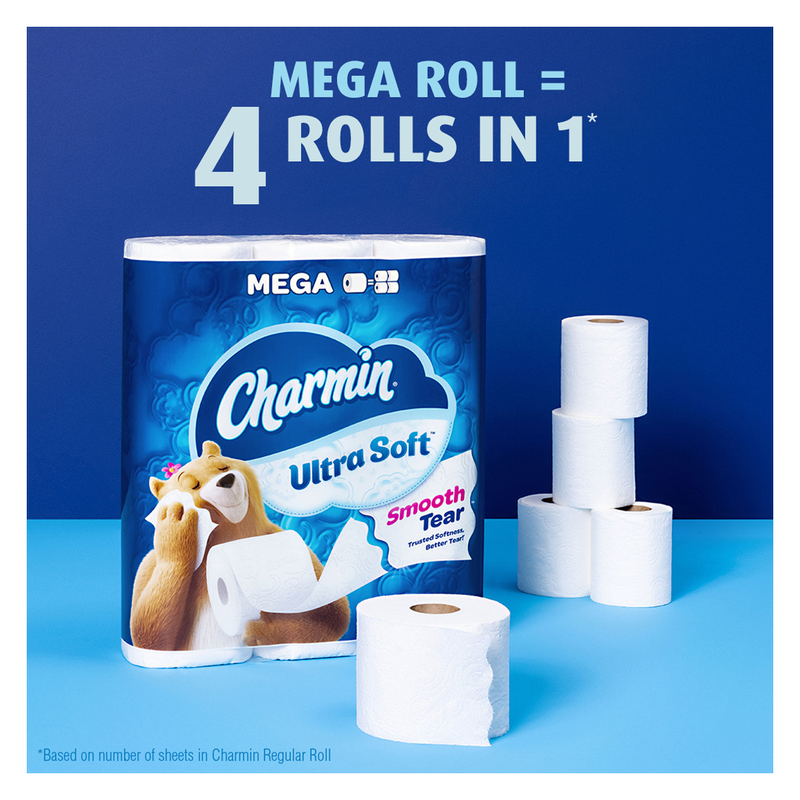 Charmin 12ct Ultra Soft Toilet Paper Mega Rolls