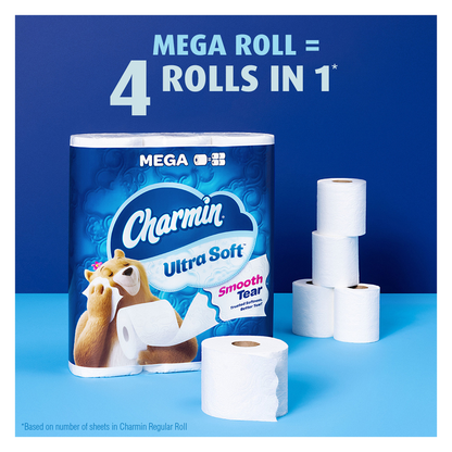 Charmin 12ct Ultra Soft Toilet Paper Mega Rolls